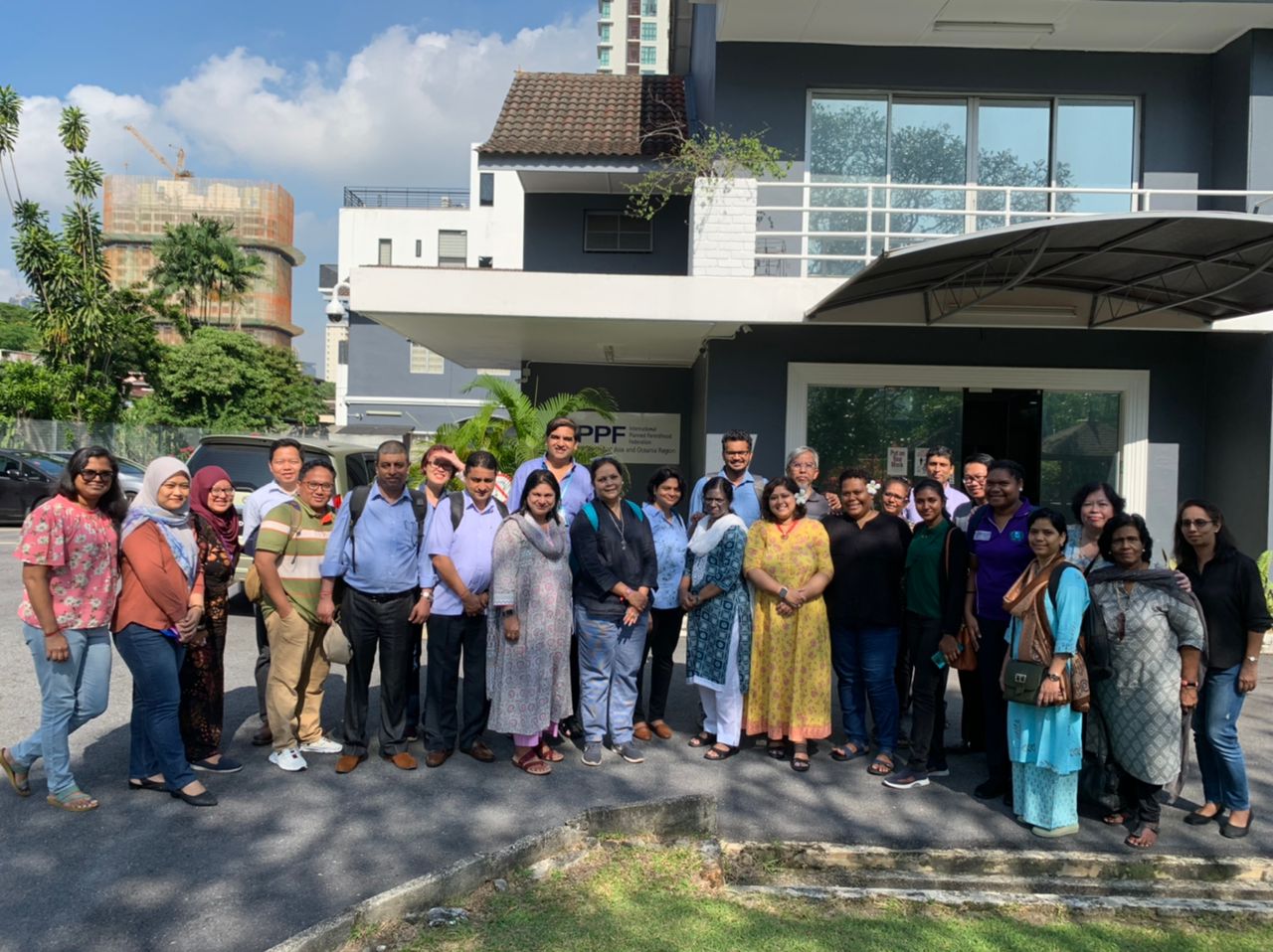 IPPF Data Management Strategy Training participants visiting the Kuala Lumpur Regional Office