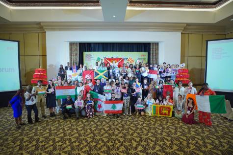 Members of the IPPF Youth Forum gather at the 2025 General Assembly where the Charter of Values was unanimously adopted.