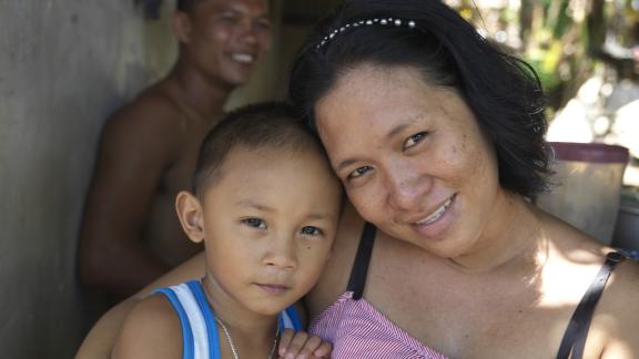 a picture of a mother and child